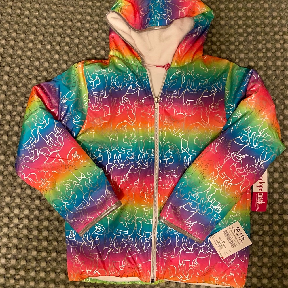 Warm rain jacket, NWT